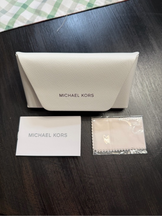 Michael Kors Grey Gradient Crystal Rimless Sunglasses MK1058B